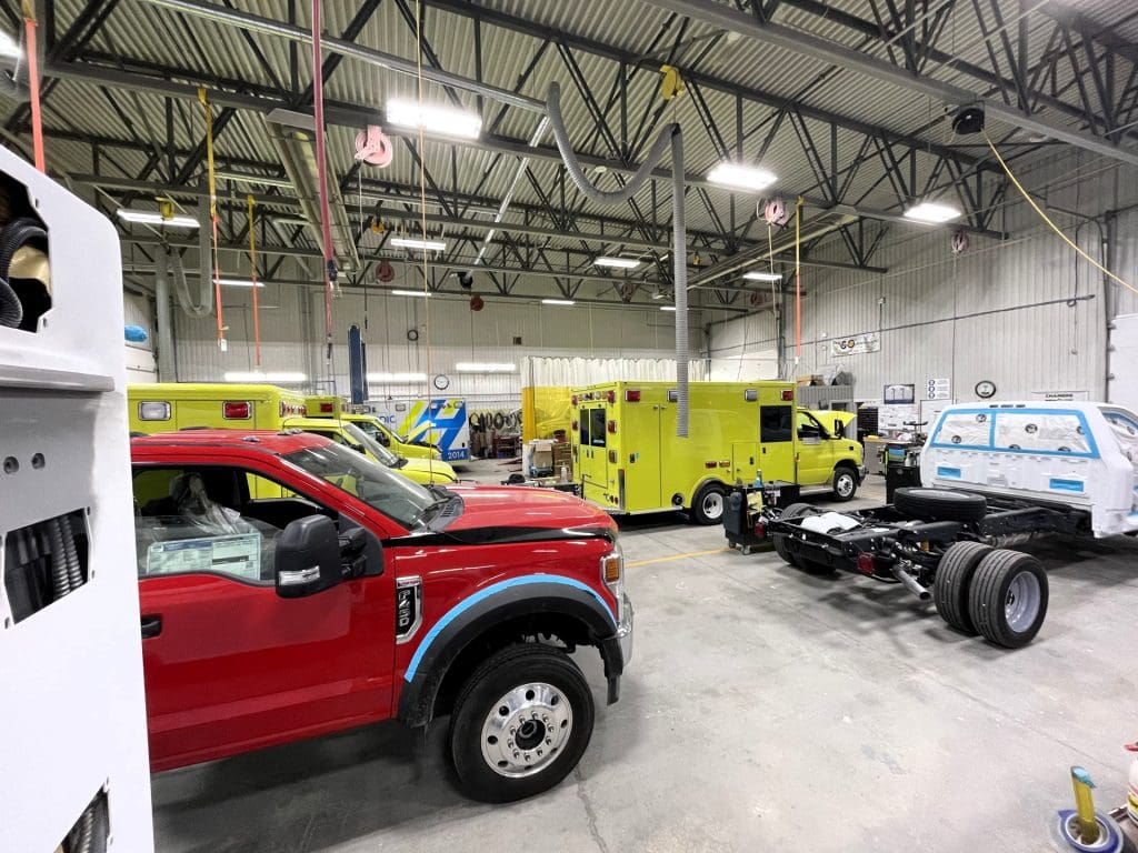 Demers Ambulances centre remise a neuf