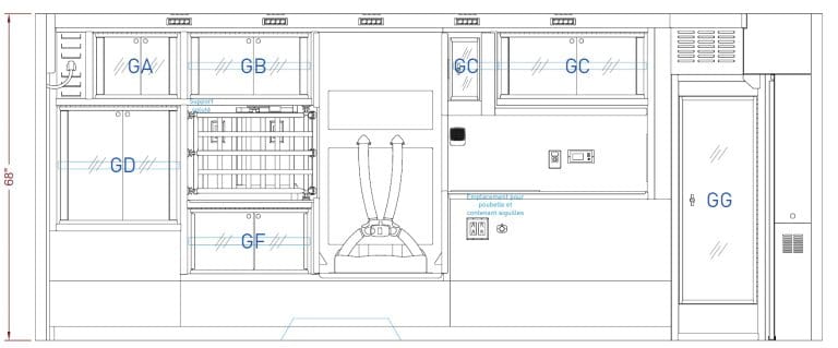 Demers-Ambulances_Cabinet médical MX164 XLB modifié_dessin