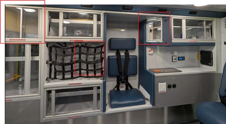 Demers-Ambulances_Cabinet médical MX164 XLB modifié_installé