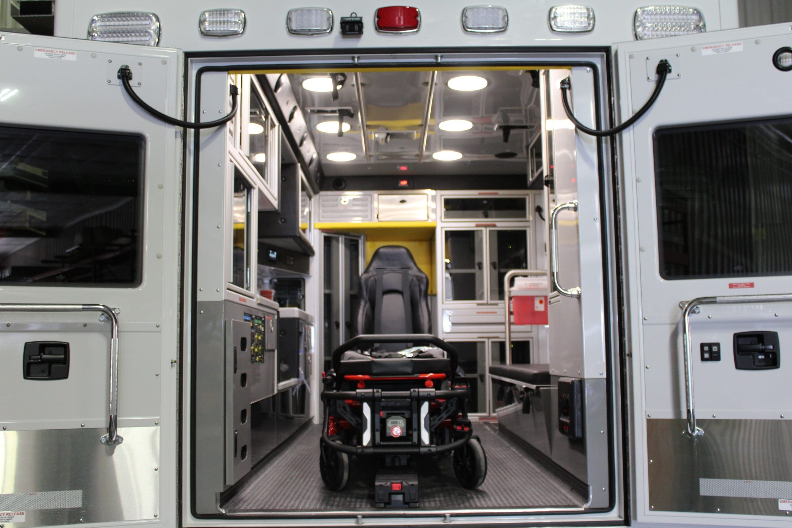 Ambulance interior