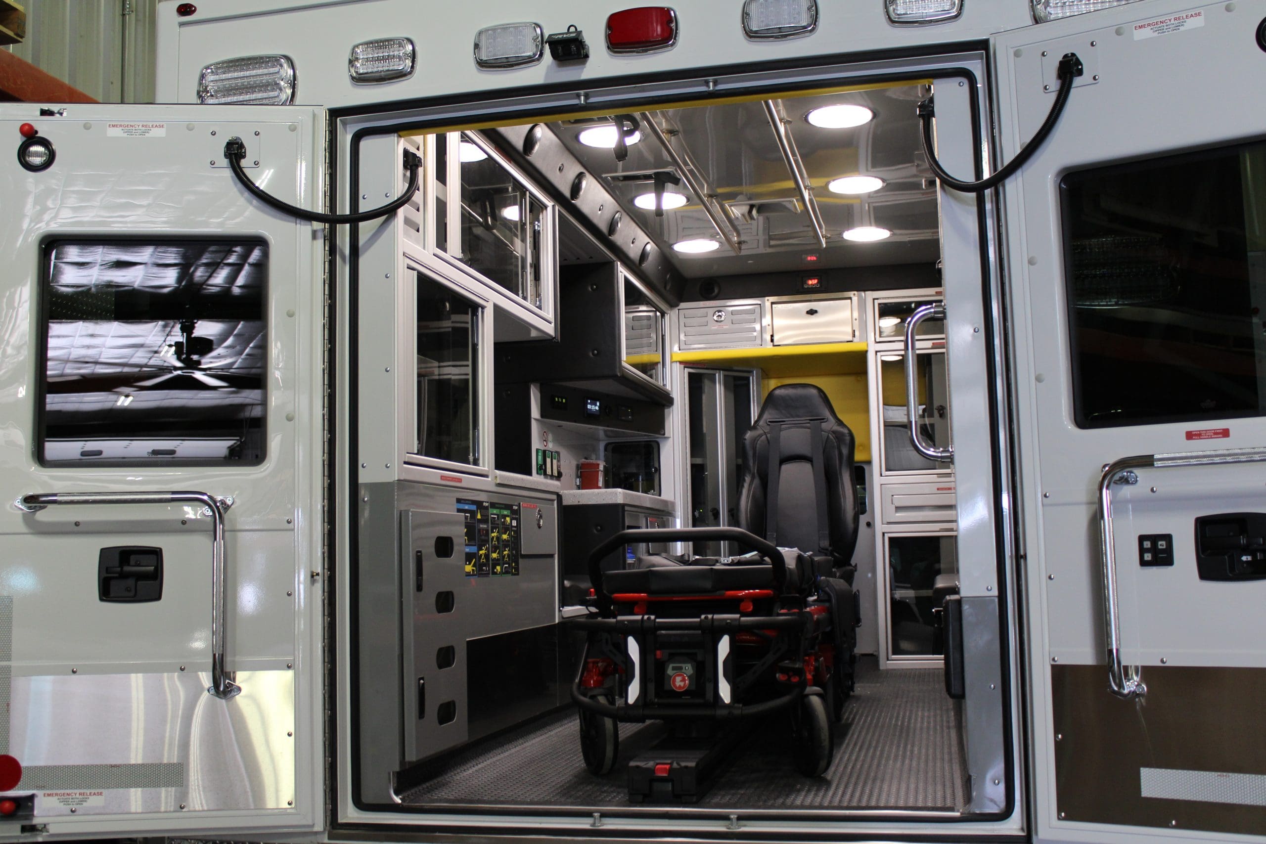 Ambulance interior