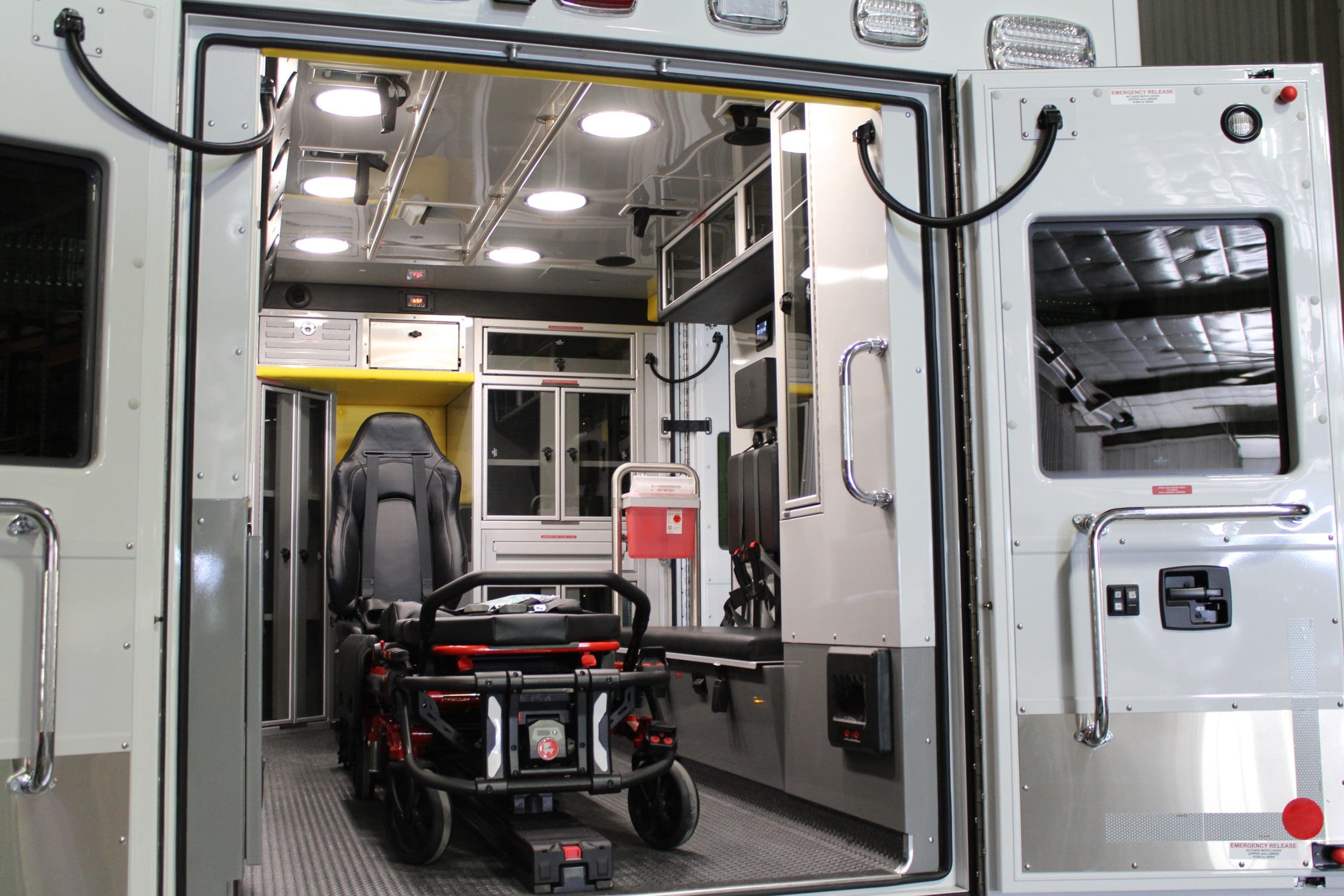 Ambulance interior