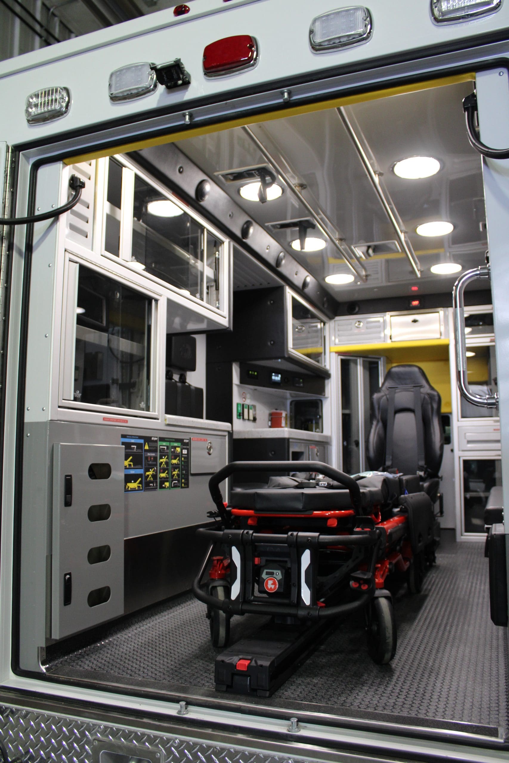 Ambulance interior