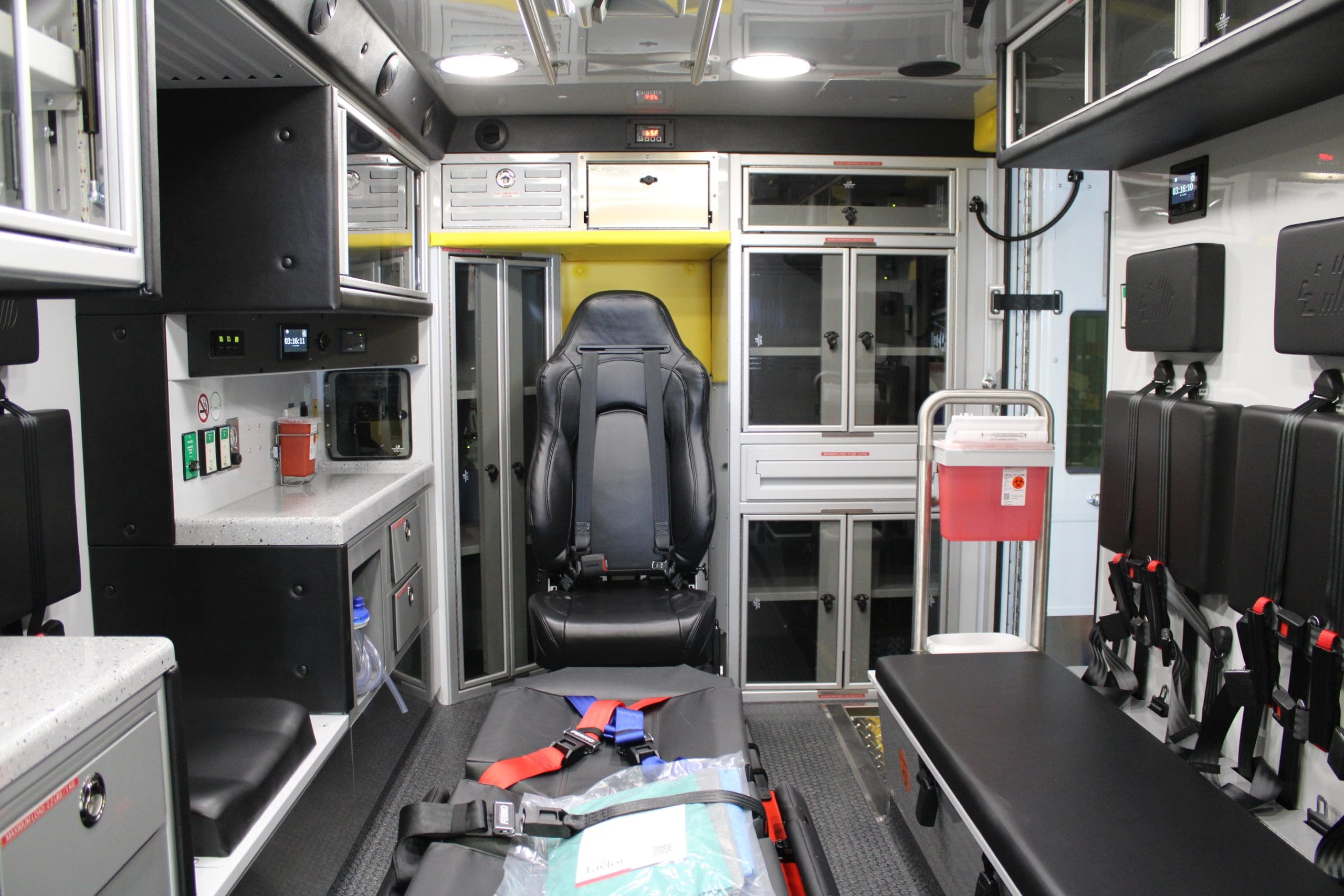 Ambulance interior