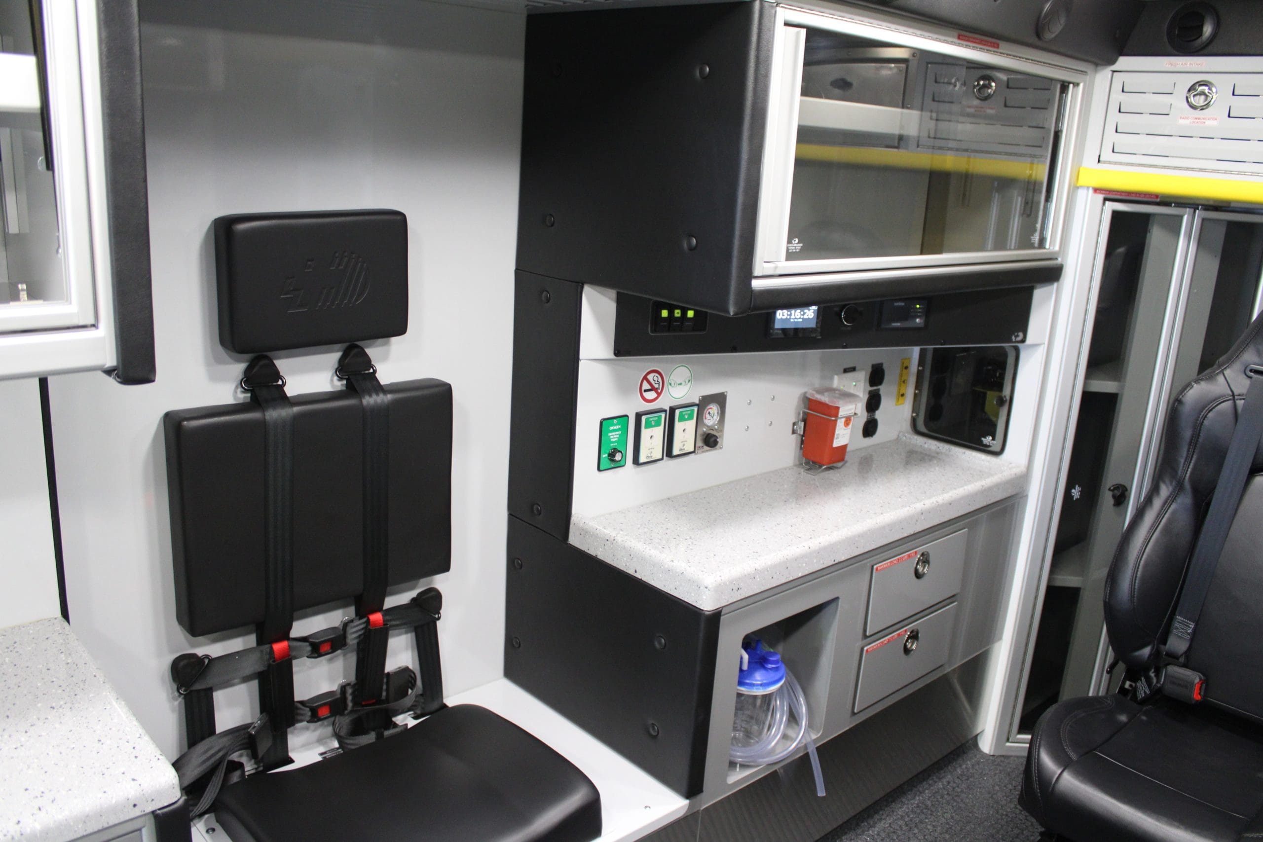 Ambulance interior