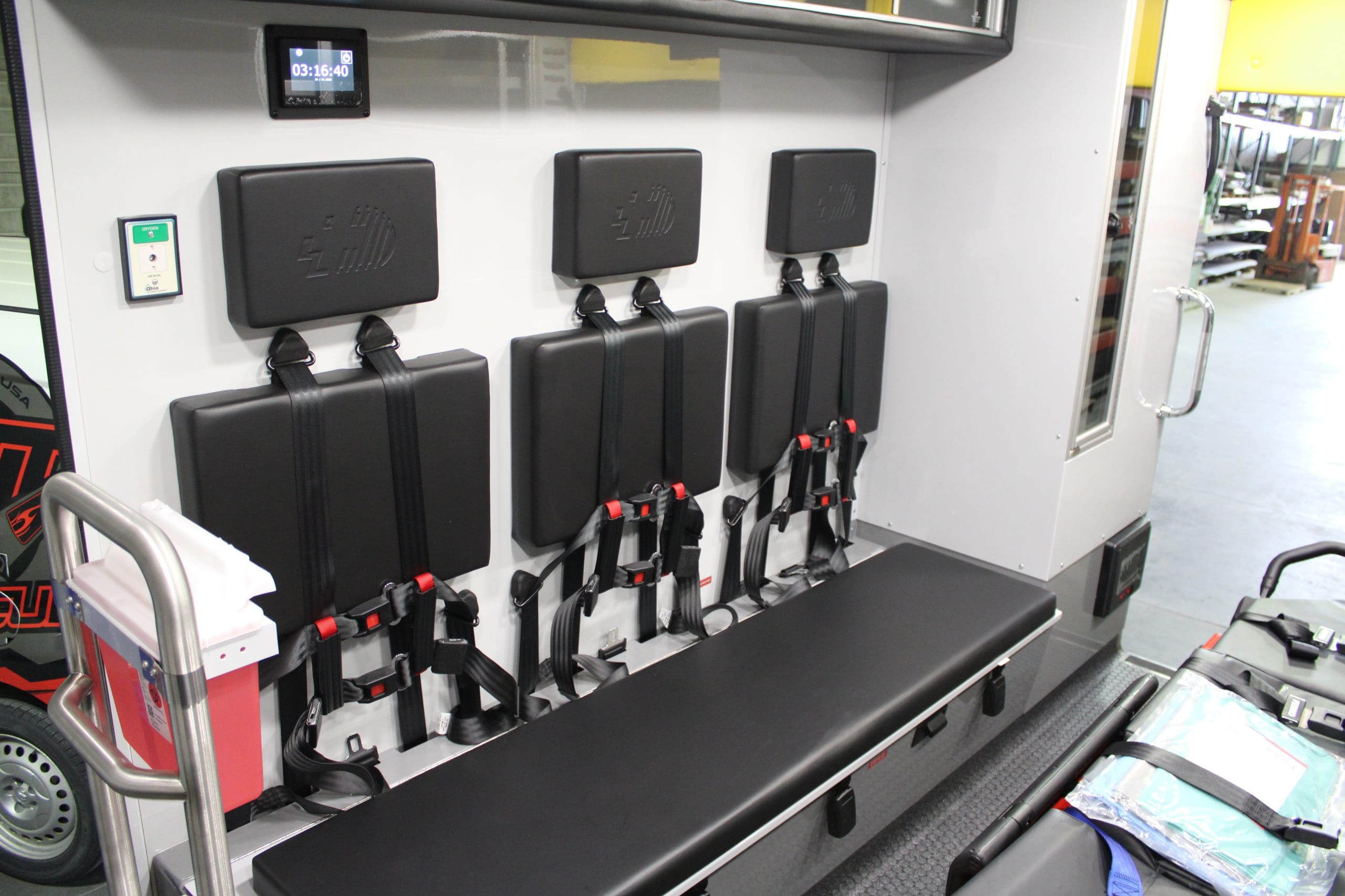 Ambulance bench seating