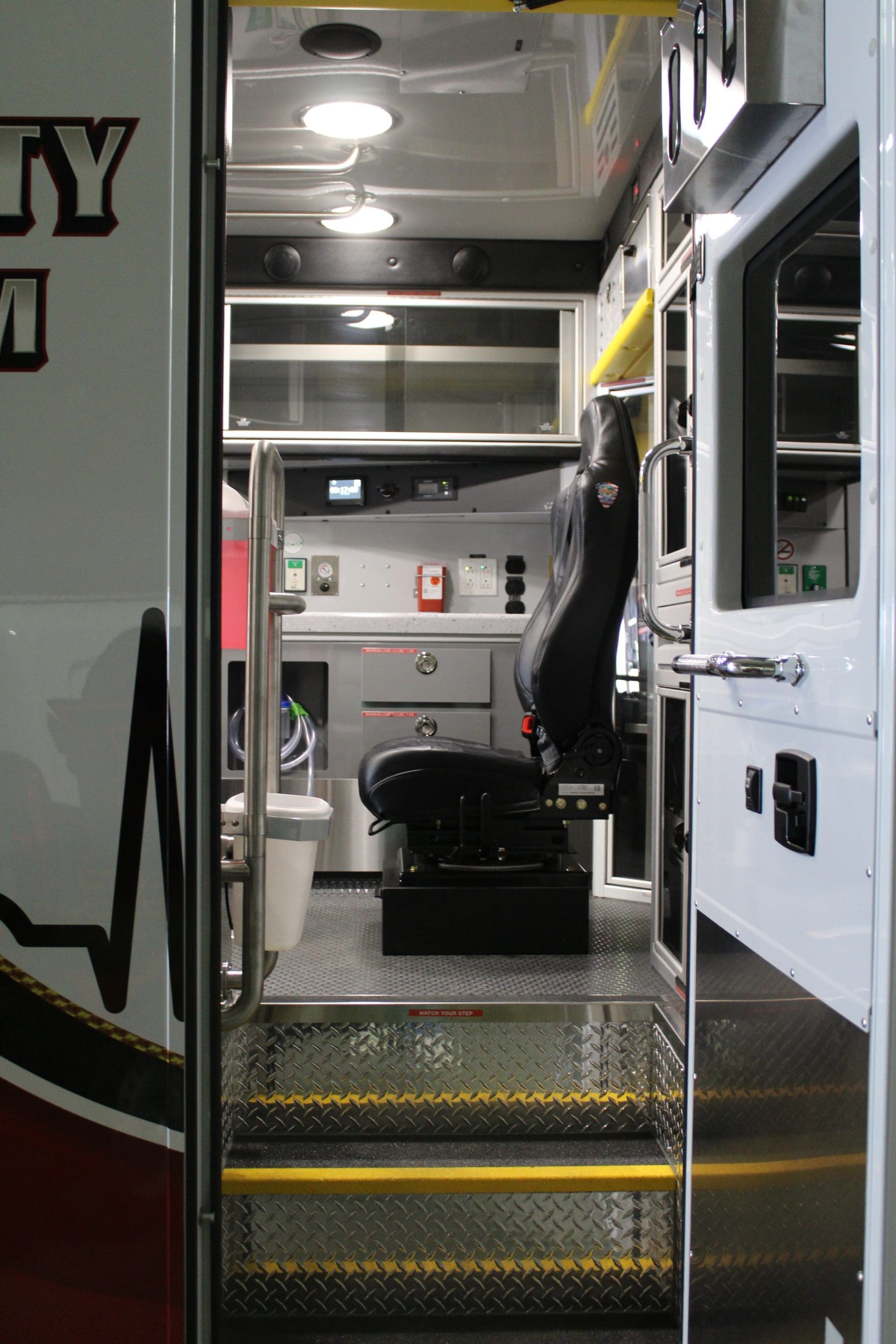 Ambulance interior