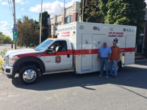 Caldwell County EMS at Demers Ambulances headquarters