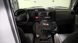 Heads up console with laptop mounting dock