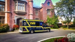 Cabarrus County EMS with a Blue Jean metallic paint job.